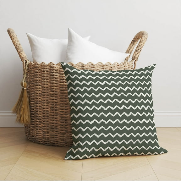 Chevron Wave Chimi Throw Pillow