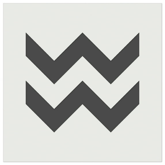 Chevrons for Seamless Repeating Pattern DIY Cookie Wall Craft Stencil - 11.5 Inch