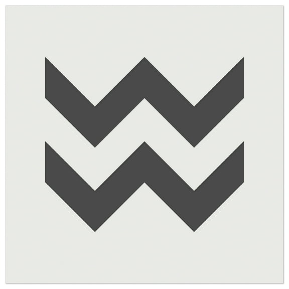 Chevrons for Seamless Repeating Pattern DIY Cookie Wall Craft Stencil - 7.0 Inch
