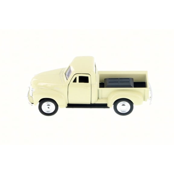 Chevy 3100 Pick Up Truck, Cream - Welly 43708D - 1/34 Scale Diecast Model Toy Car (Brand New but NO BOX)