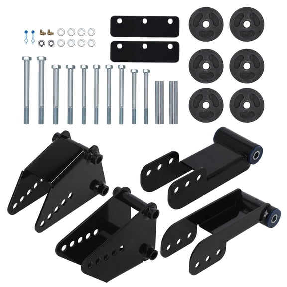 Chevy Astro/GMC Safari AWD Body Lift Kit - 2" Front, 2"-5" Rear - 1996-2005 - Suspension Lift Kit with Shackles & Hangers - OEM Fit