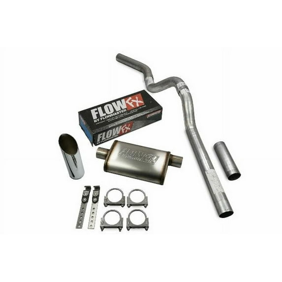 Chevy Avalanche 01-06 3" Single Exhaust Kit C Exit Flowmaster Flow FX SW Tip