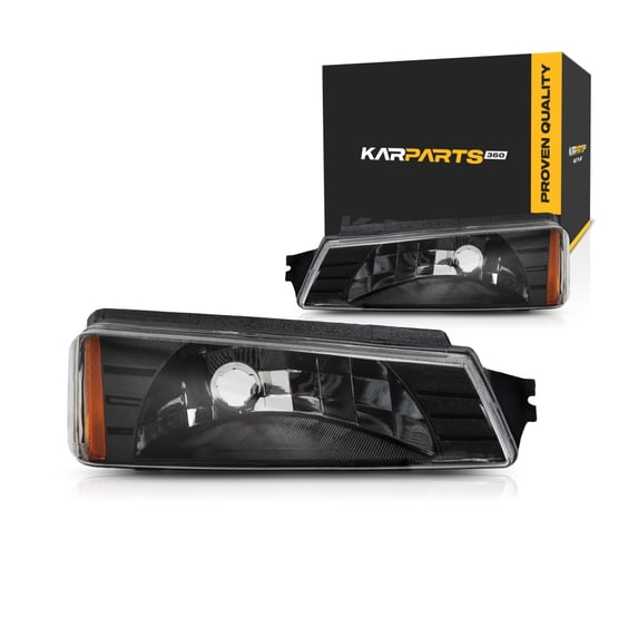 For Chevy Avalanche Parking Signal/Side Marker Light Assembly 2002 03 04 05 2006 Driver and Passenger Side | Pair | w/ Body Cladding | GM2520184 | GM2521184 | 15077336