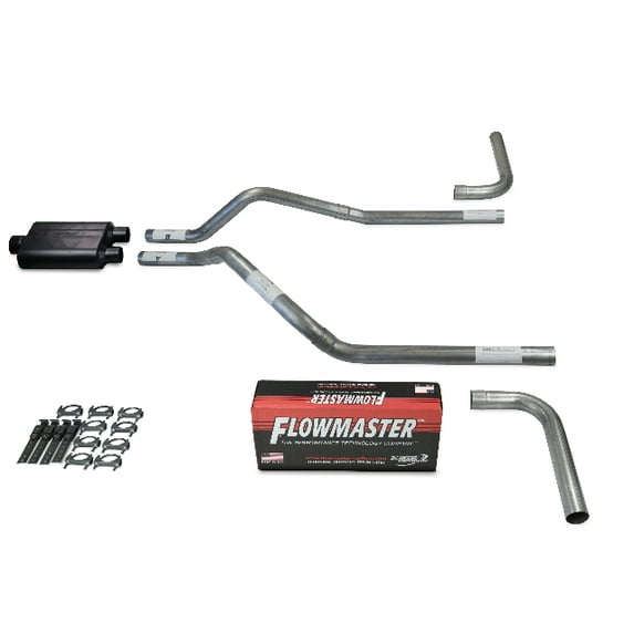 Chevy Blazer 92-94 2.5" Dual Exhaust Kits Flowmaster Super 44 Side Exit