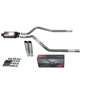 Chevy Blazer 95-99 2.5 Dual Exhaust Flow II Stainless Muffler Clamp on Tips