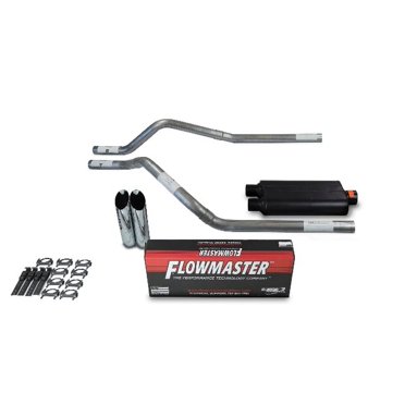 Flowmaster 40 Series Dual Exhaust Kit For Chevy GMC 1500 96-99 – 2.5-Inch With Slash Tips
