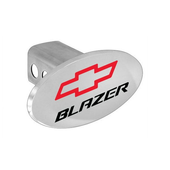 Chevy Blazer Emblem W/Red Bowtie & Block Letters Hitch Cover