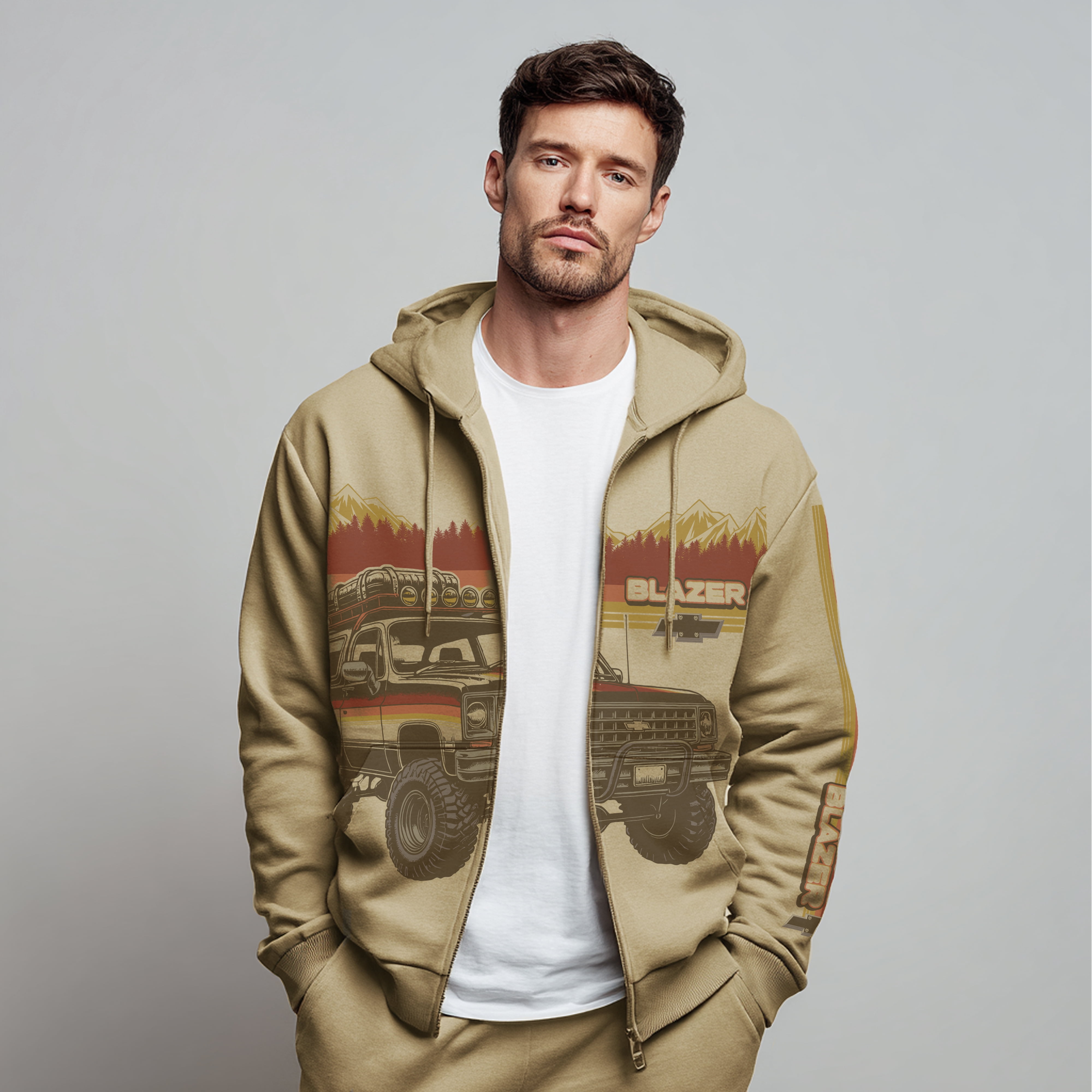 Chevy "Blazer" Men's & Big Men's Hooded Sweatshirt, Sizes XS-3XL
