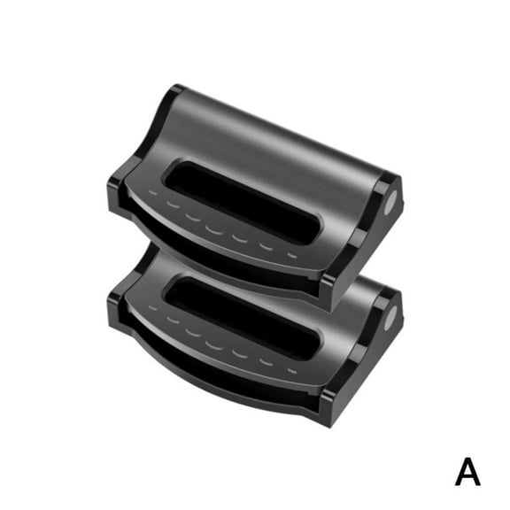 Chevy Bolt EV, EUV Adjustable Shoulder Seatbelt Stopper Clips, Pair, Black, 2017-2023