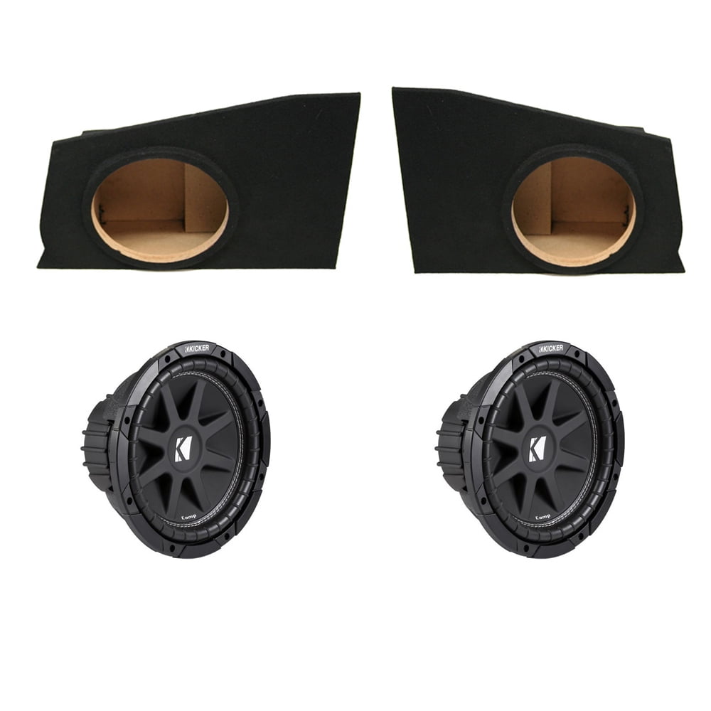 Chevy Camaro 20102013 Corner Trunk Dual 10" Kicker Comp C10 Subwoofer