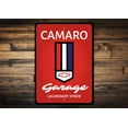 thumbnail image 1 of Chevy Camaro Garage Novelty Decor, Metal Wall Sign - 10x14 Inches, 1 of 4