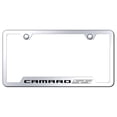 thumbnail image 1 of Chevy Camaro SS Laser Etched Logo Cut-Out License Plate Frame (Chrome), 1 of 3