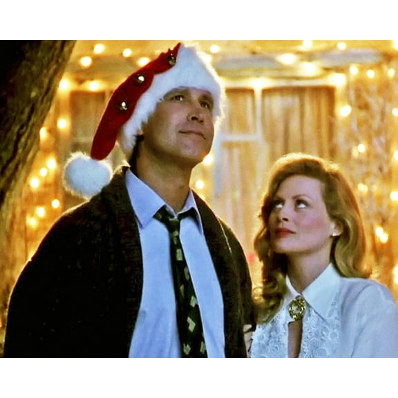 Chevy Chase And Beverly D'Angelo In Lampoon's Christmas Vacation Classic Scene 24X36 Classic Hollywood Poster