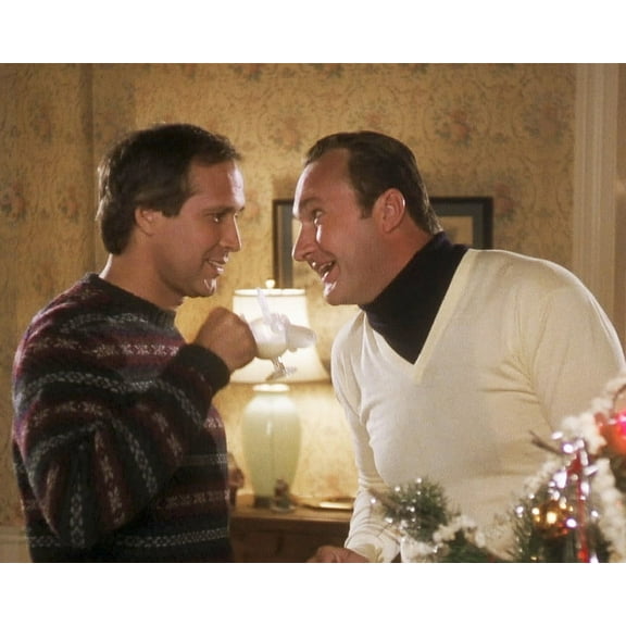 Chevy Chase And Randy Quaid In Lampoon's Christmas Vacation 24X36 Classic Hollywood Poster