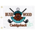 thumbnail image 1 of Chevy Chase Autographed White Caddyshack Golf Pin Flag Caddyshack Beckett BAS QR 230657, 1 of 3