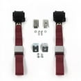 thumbnail image 1 of Chevy Chevelle 1968-1972 Airplane 2 Point Burgandy Retractable Bucket Seat Belt Kit with Bracketry - 2 Belts, 1 of 1