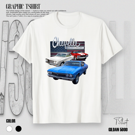 Chevy Chevelle 1970 SS Muscle Car Classic Auto Legend Unisex T-Shirt V11276, up to size 5XL