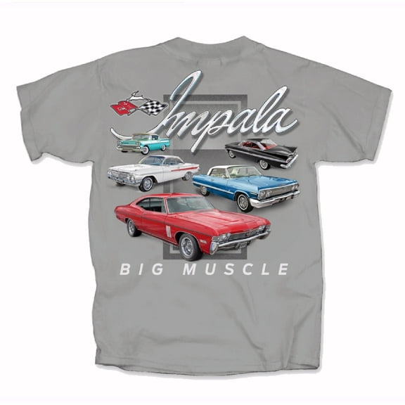 Chevy Chevrolet Impala Big Muscle Short Sleeve T-Shirt
