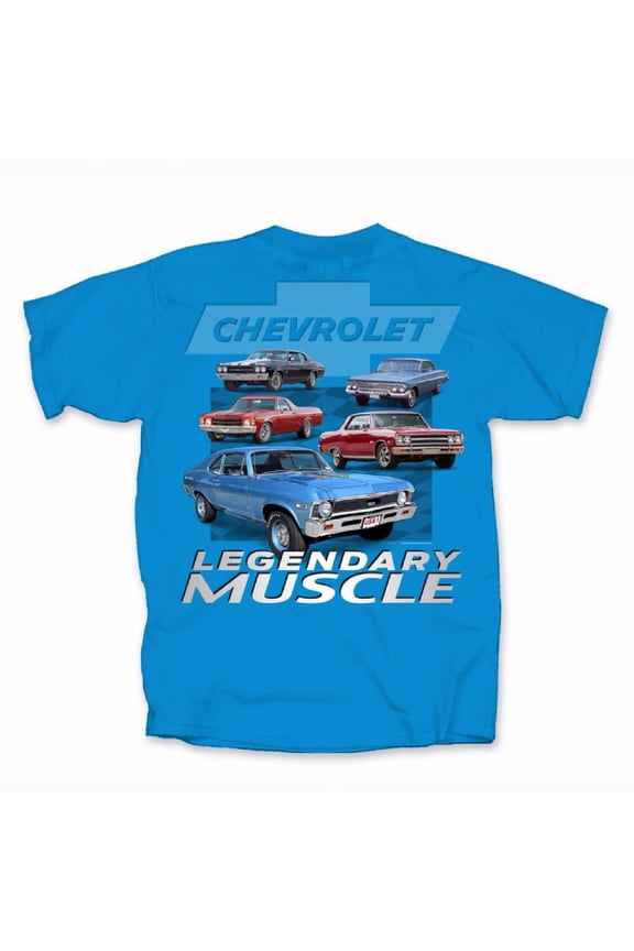 Chevy Chevrolet Legendary Muscle Short Sleeve T-Shirt