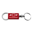 thumbnail image 1 of Chevy Chevrolet Silverado Red Anodized Aluminum Valet Key Chain, 1 of 1