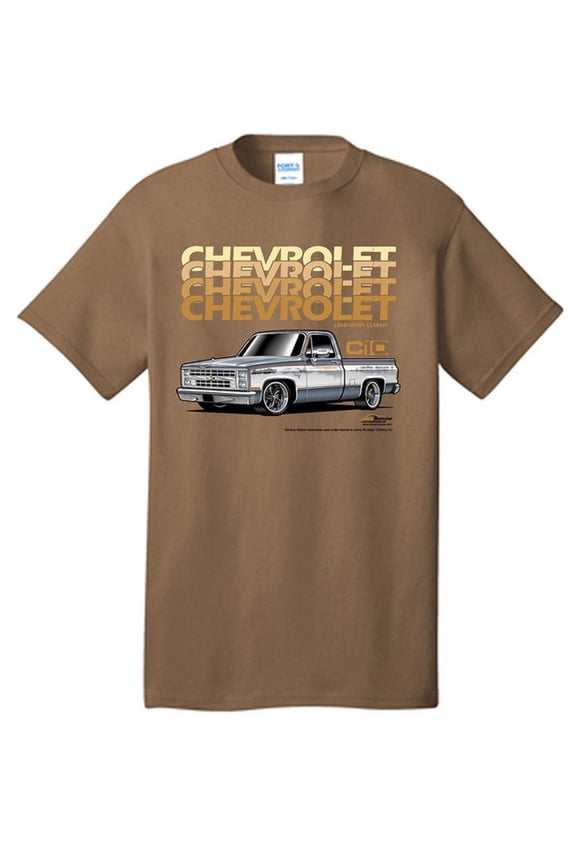 Classic Chevy Square Body Truck Mens T shirt Licensed
