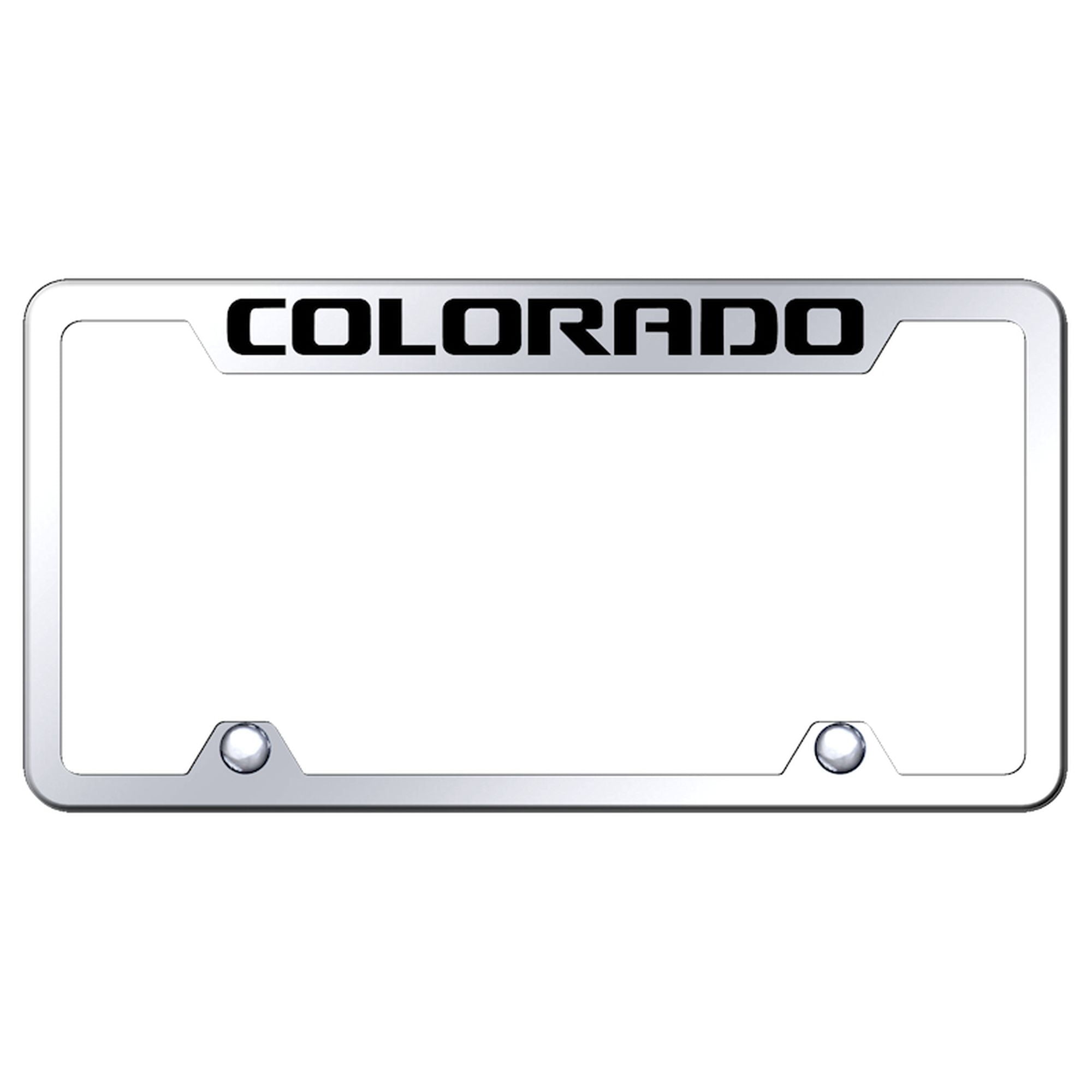 Chevy colorado 2024 license plate frame