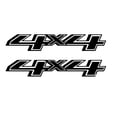 thumbnail image 1 of Chevy Colorado Matte Black 4X4 Bedside Decals 2014-2022 Set of 2 GM Licensed, 1 of 1