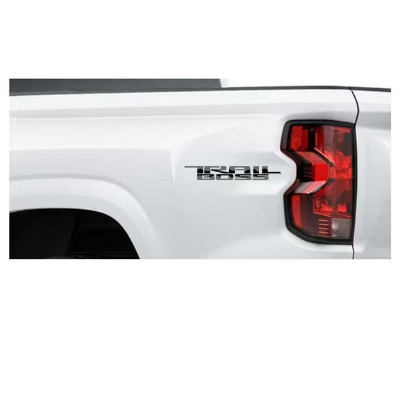 Chevy Colorado TRAIL BOSS Bedside Decals 2023-2026 Set of 2 GM Licensed