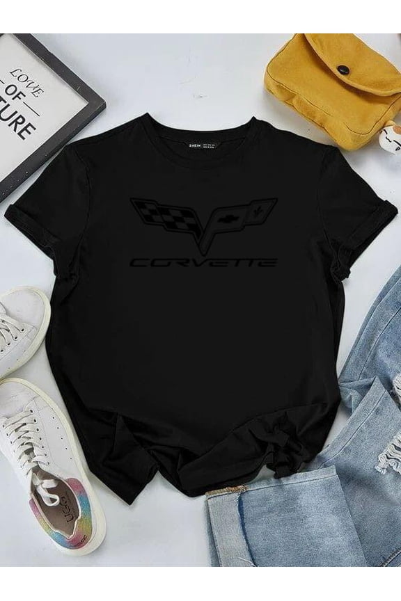 Chevy Corvette American Sports Car Icon Classic Automotive Style Unisex tee V50158, for men & women, up to size 5XL