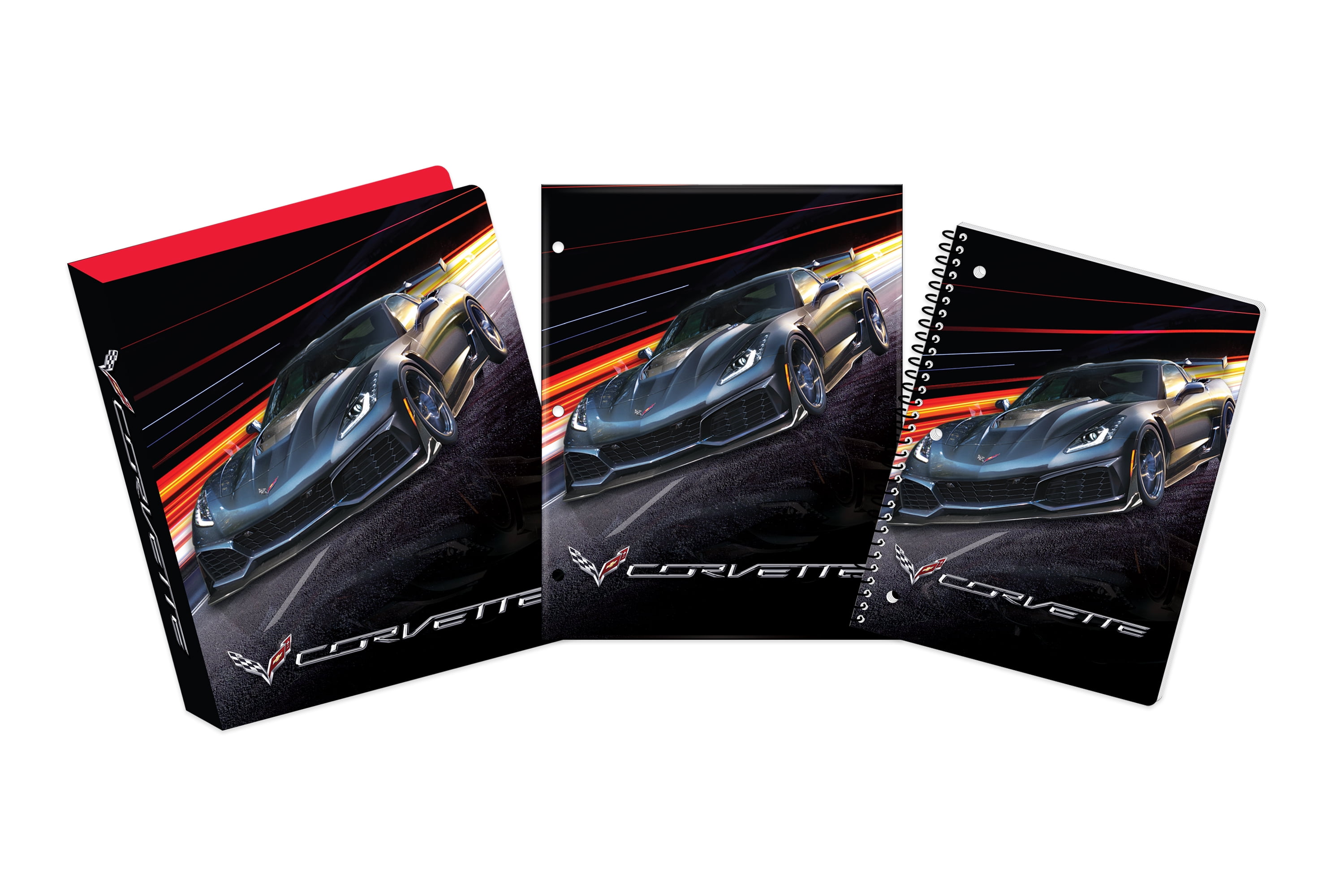 Chevy Corvette Stationary Bundle, 3-Ring, 1