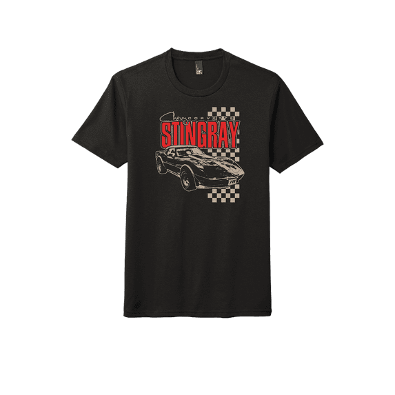 Chevy Corvette Stingray Graphic T Shirt - Black S