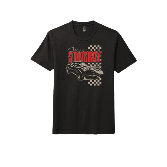 Chevy Corvette Stingray Graphic T Shirt - Black XS