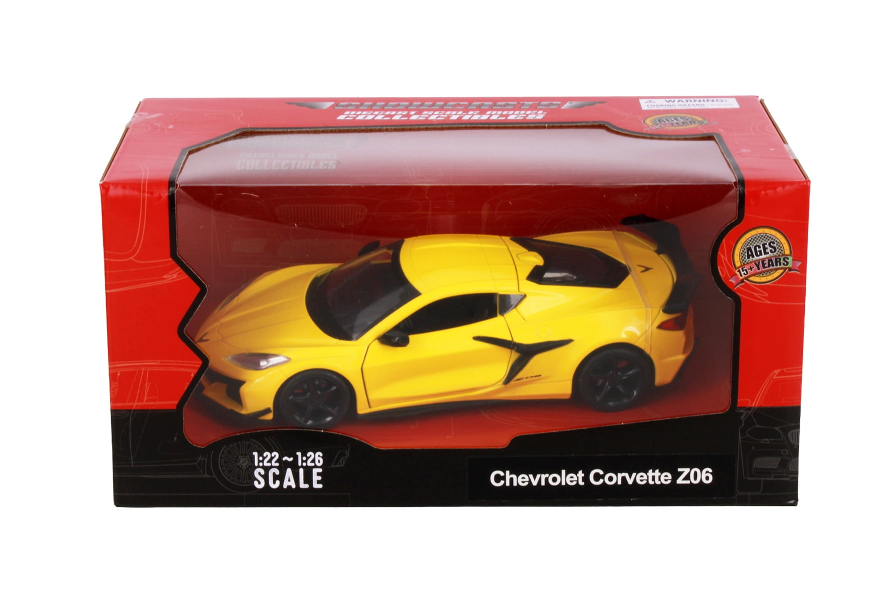 Altaya 1/43 Chevrolet Corvette Z06 2017 Jaune - Modèle Réduit Diecast PF53