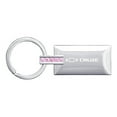 thumbnail image 1 of Chevy Cruze Rectangular Metal Pink Rhinestone Key Chain, 1 of 1