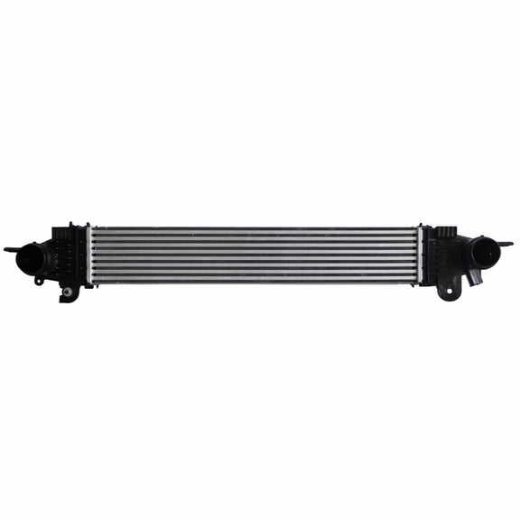 For Chevy Equinox 2018 2019 Intercooler | 23.62 In. Length | 3.89 In. Thick | 1.6L Turbo | Aluminum | Hose Clamp Type | Replacement For GM3012123, 84361106
