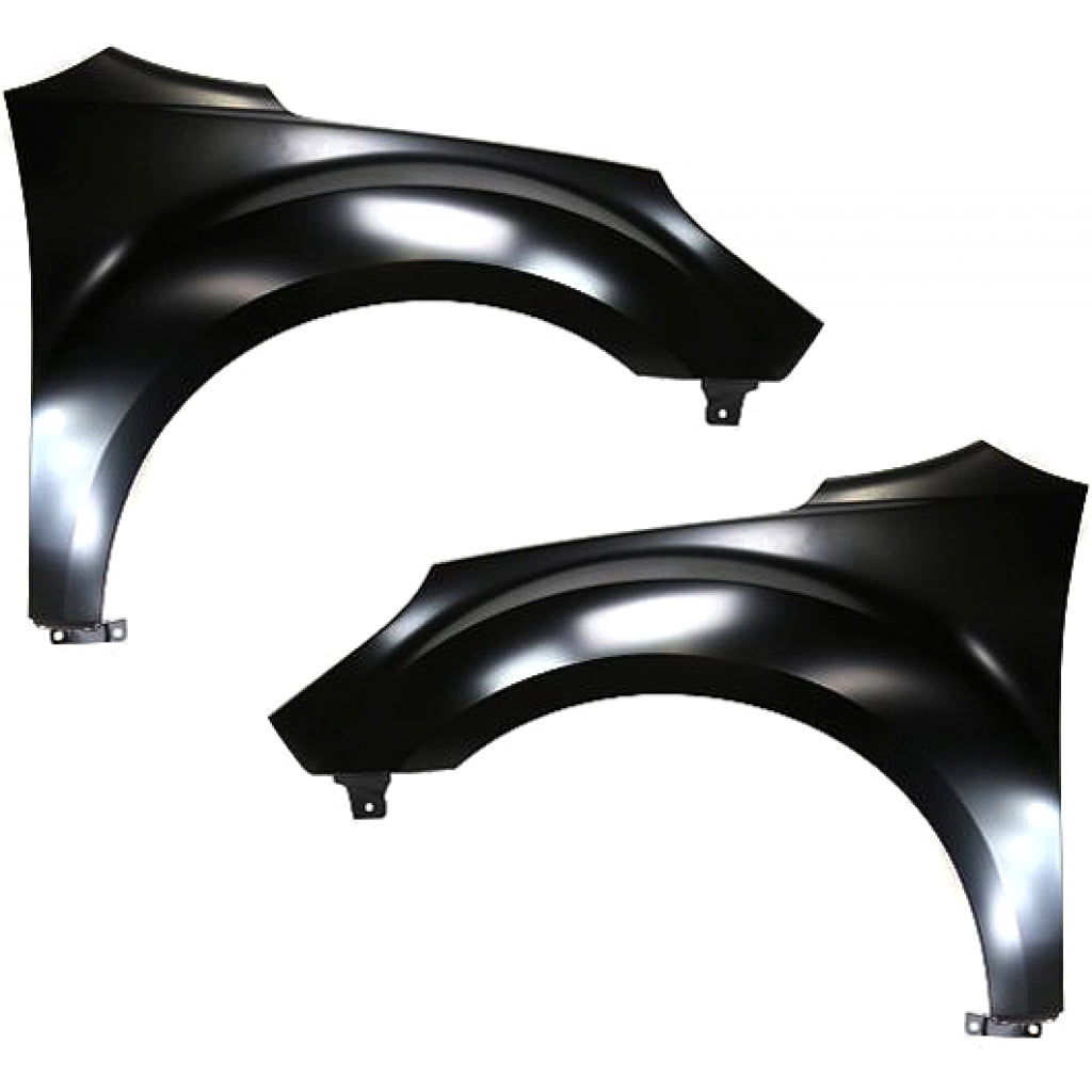 For Chevy Equinox Fender 2010-2017 Driver and Passenger Side Pair / Set | Front | w/ Body Cladding Holes | All Submodels | CAPA Certified | GM1240364 + GM1241364 | 22846917 + 22846918