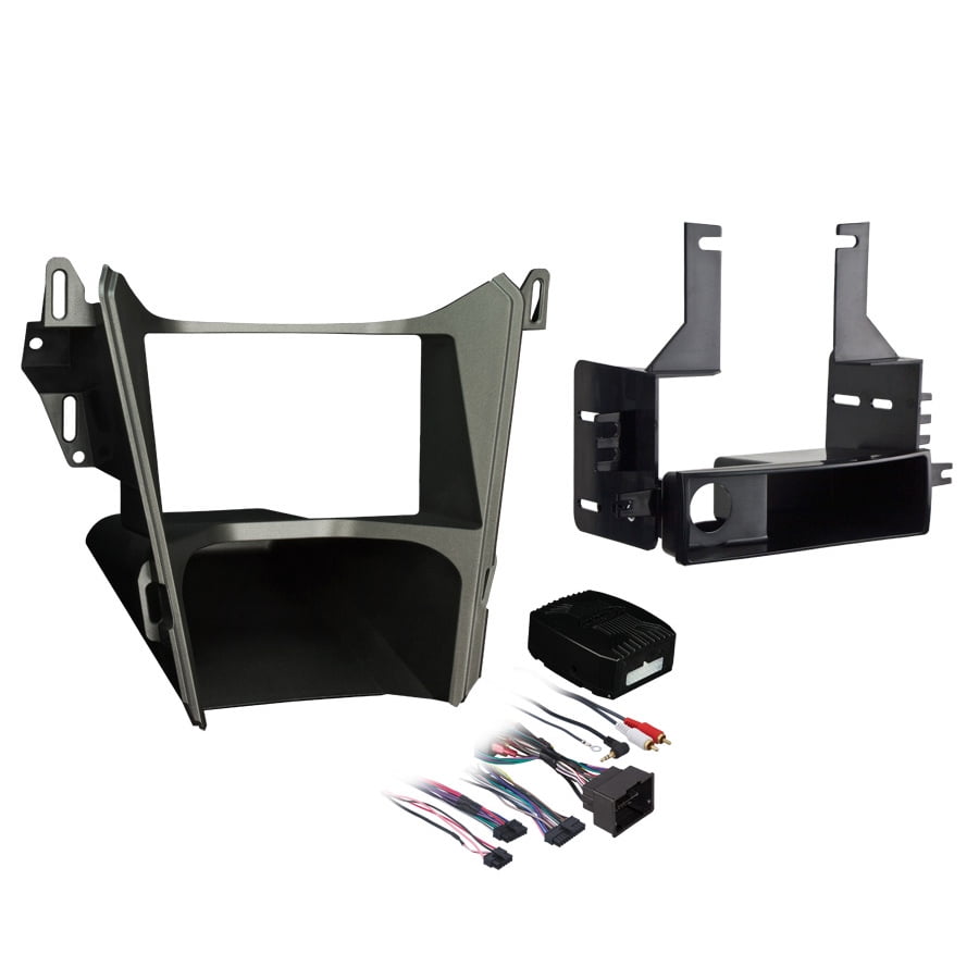 Metra 99-3307G SDIN/DDIN Radio Installation Kit for Select 2010-2015 Chevrolet/Equinox Vehicles (Gray)