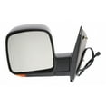 thumbnail image 1 of For Chevy Express 2500 2003 04 05 06 2007 Door Mirror Driver Side | Power | Heated | w/ Signal Indicator | Textured Black | Replacement For 15937983 | GM1320356, 1 of 5