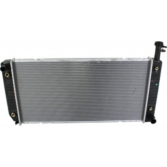 For Chevy Express 2500 / 3500 / 4500 Radiator 2004 15 16 2017 | 4.8L/6.0L Engine | w/ Engine Oil Cooler | 1-Row Core | Plastic Tank | Aluminum Core | w/o Sensor Hole | GM3010479 | 22795304