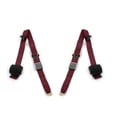 thumbnail image 1 of Chevy FS Blazer 1969-1972 Airplane 3 Point Burgandy Retractable Bucket Seat Belt Kit - 2 Belts, 1 of 1