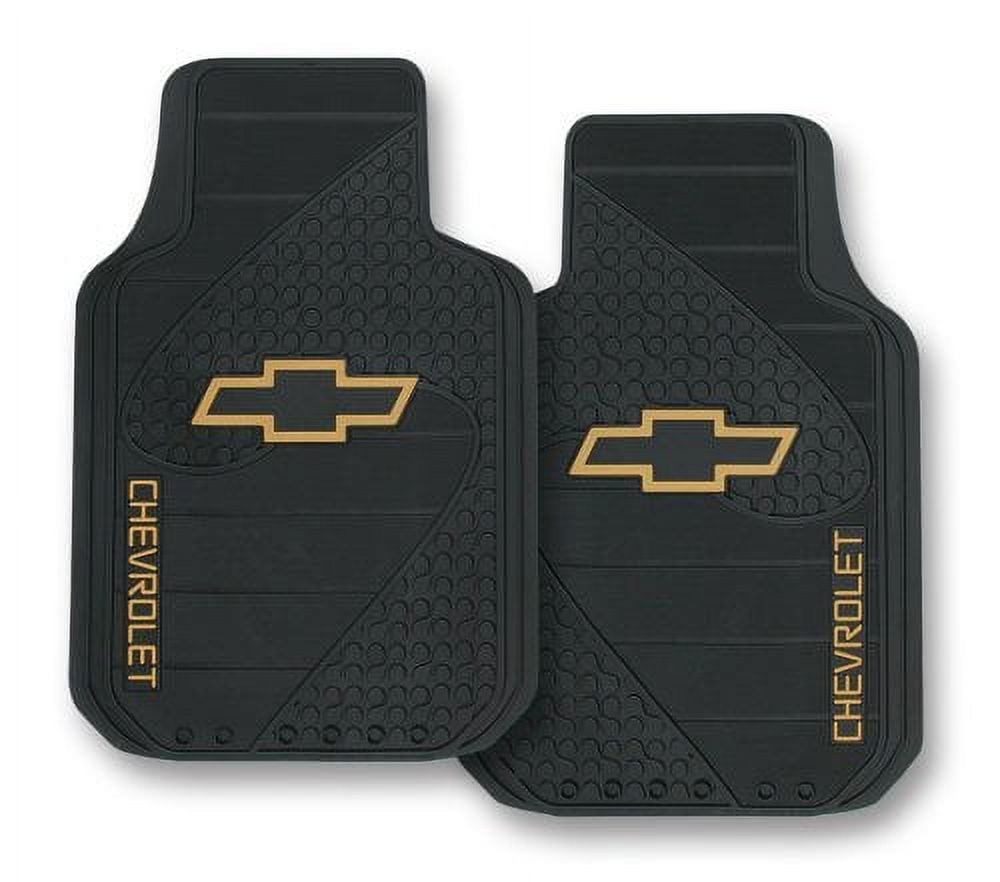 Mats Style Chevy Molded Front Floor Factory Set - 2 of Trim-To-Fit