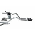 thumbnail image 1 of Chevy GMC 1500 07-14 2.5" Dual Exhaust Kits 1 Chamber Slash Tips Corner Exit, 1 of 4