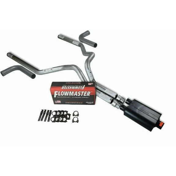 Chevy GMC 1500 07-14 3" Dual Exhaust Kits Flowmaster Super 40 Side Exit