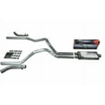 thumbnail image 1 of Chevy GMC 1500 88-95 2.5" Dual Exhaust Kit Flow II Stainless Muffler Corner Exit, 1 of 3