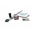thumbnail image 1 of Chevy GMC 1500 99-06 2.5" Stainless Dual Exhaust Kit Flowmaster Super 10 BLK Tip, 1 of 6