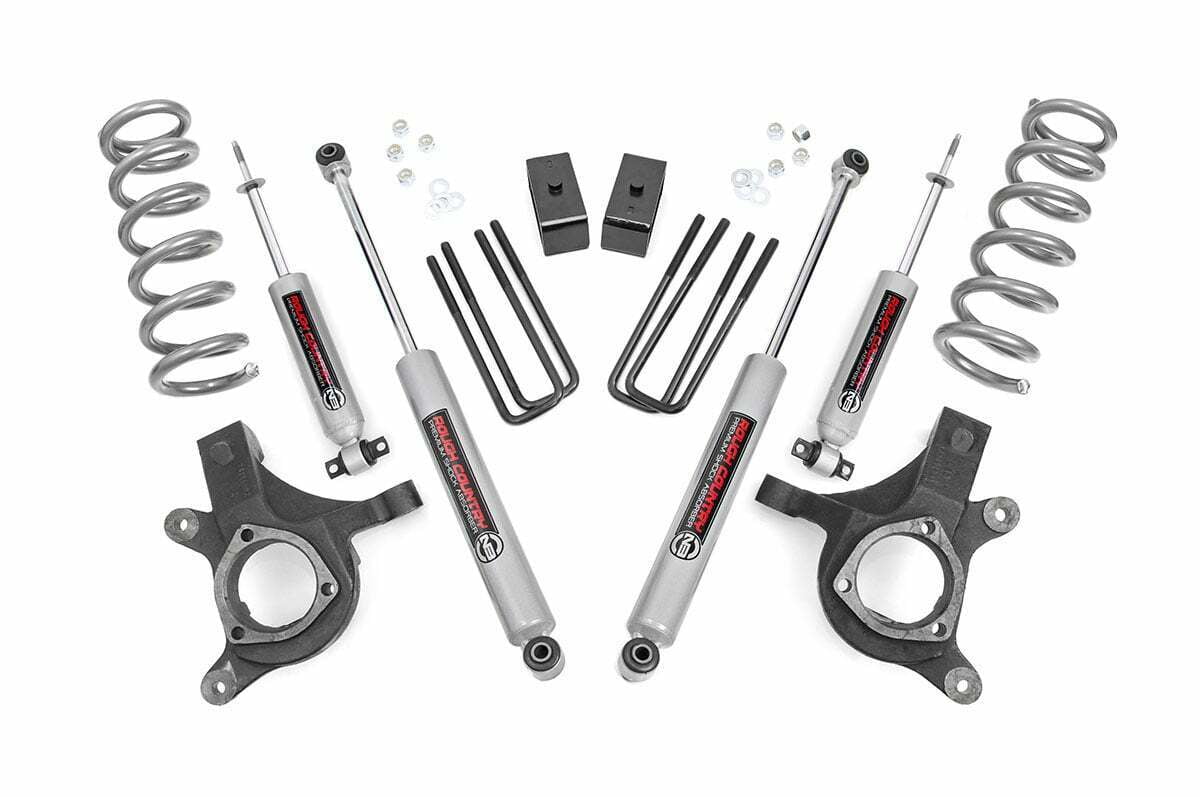 Chevy GMC 1500 Pickup 4.5" Susp Lift Kit w Shocks 99-06 2WD