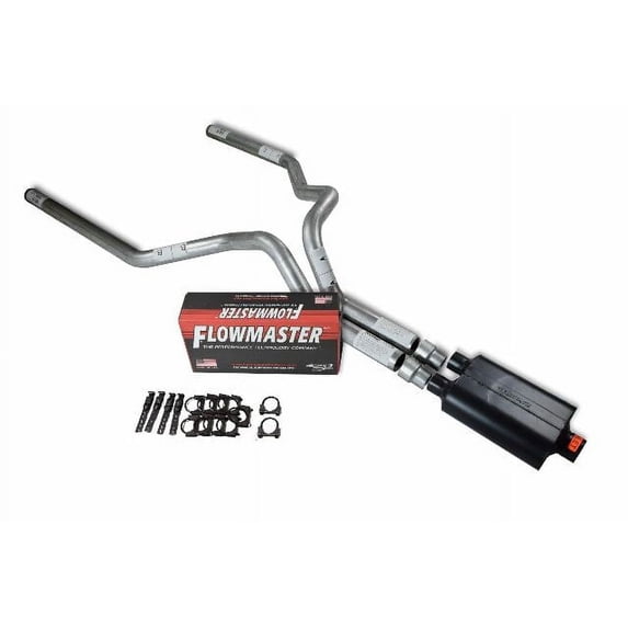 Chevy GMC 1500 Truck 15-18 3" Dual Truck Exhaust Kits Flowmaster Super 40