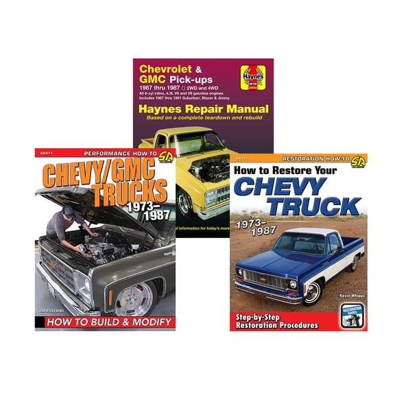 Chevy & GMC Truck Build, Modify, & Restoration 3 Book Set