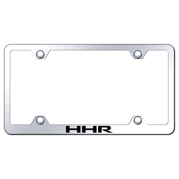 Chevy HHR Laser Etched Logo Wide Body License Plate Frame (Chrome)