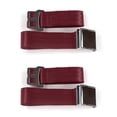 thumbnail image 1 of Chevy Impala 1959-1960 Airplane 2 Point Burgundy Lap Bucket Seat Belt Kit - 2 Belts, 1 of 1